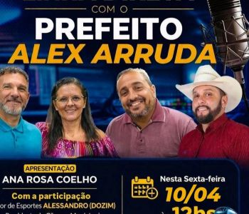 NÃO PERCAM PROGRAMA LINHA DIRETA COM O PREFEITO NESTA SEXTA-FEIRA 10/03/26 AS 12HS