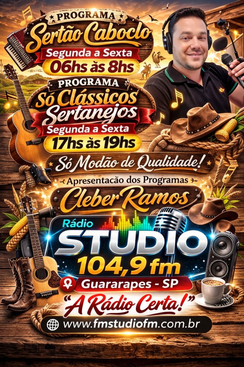 PROGRAMA SERTÃO CABOCLO apresentação CLEBER RAMOS 