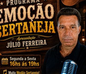 Programa EMOÇÃO SERTANEJA- apresentação  JÚLIO FERREIRA 
