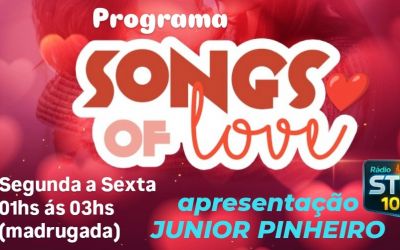 Programa SONGS OF LOVE- apresentação JÚNIOR PINHEIRO 